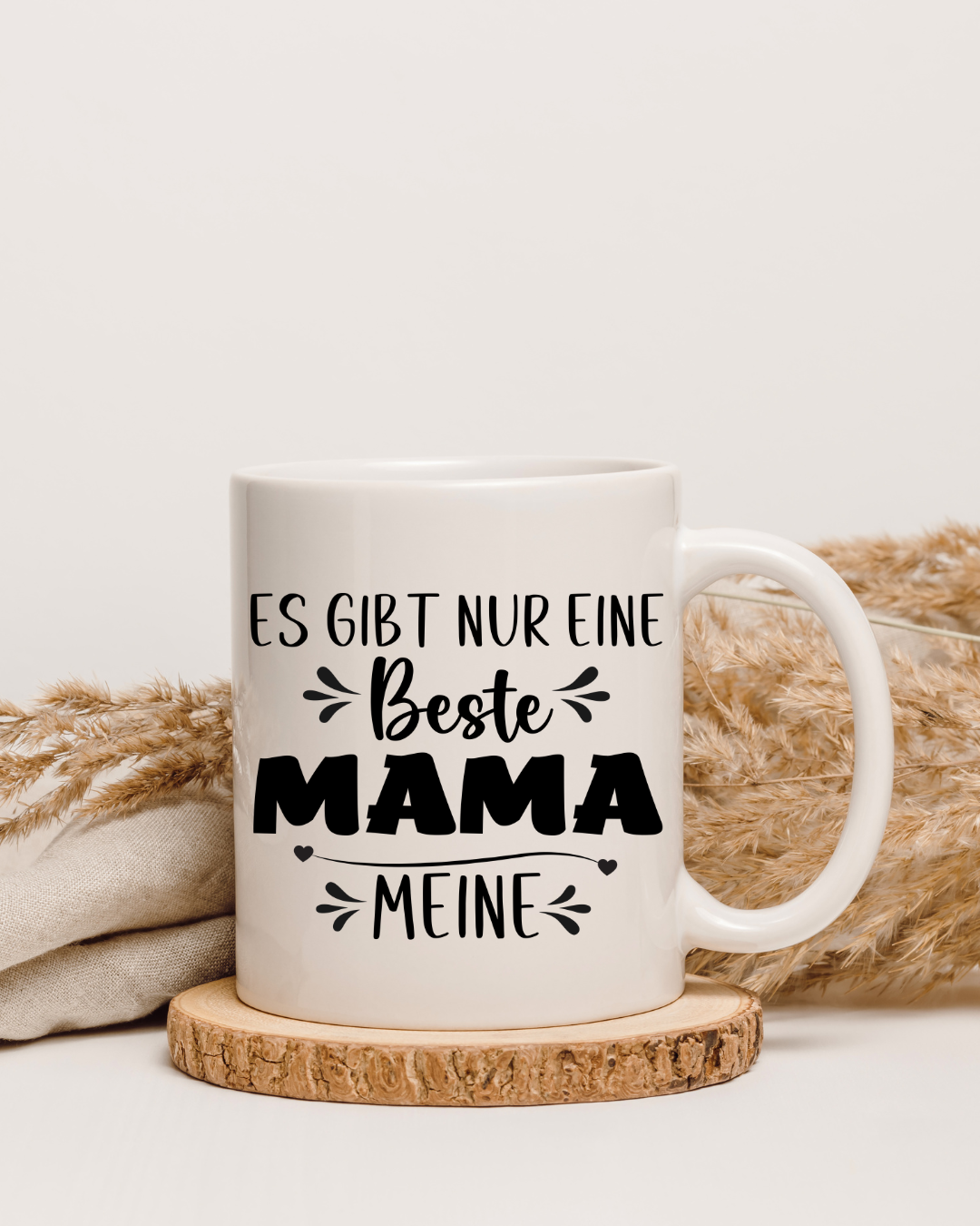 Mama Tasse mit Spruch – 'Es gibt nur eine beste Mama – meine' – Geschenkidee zum Muttertag