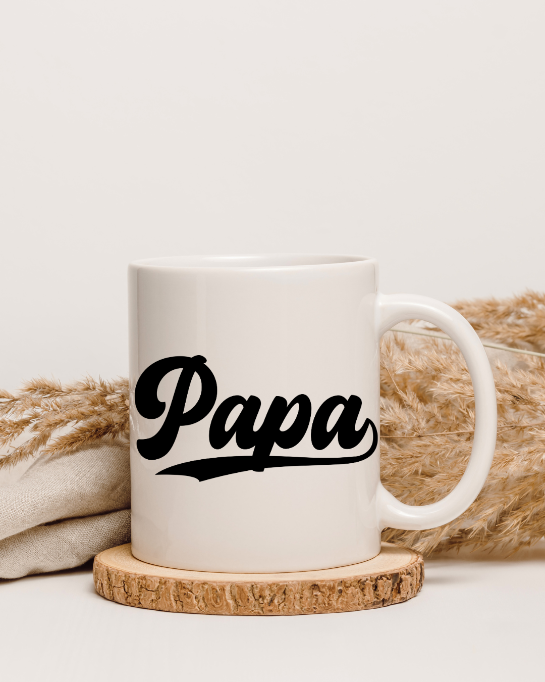 Tasse mit Retro-Schriftzug „Papa“ – Vintage Design – Geschenkidee für den besten Papa 330ml