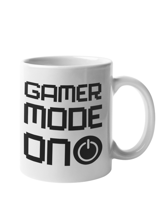 „Gamer Mode On“ Tasse – Gamer Kaffeebecher Perfekt für Zocker & Streamer